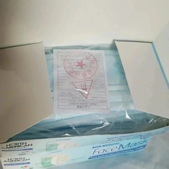 North American non Medical Face mask two 25 count boxes - Picture 5 of 5